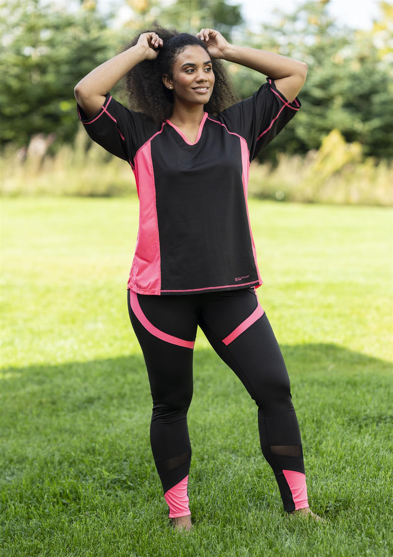 SFitness T-shirt Black/Pink
