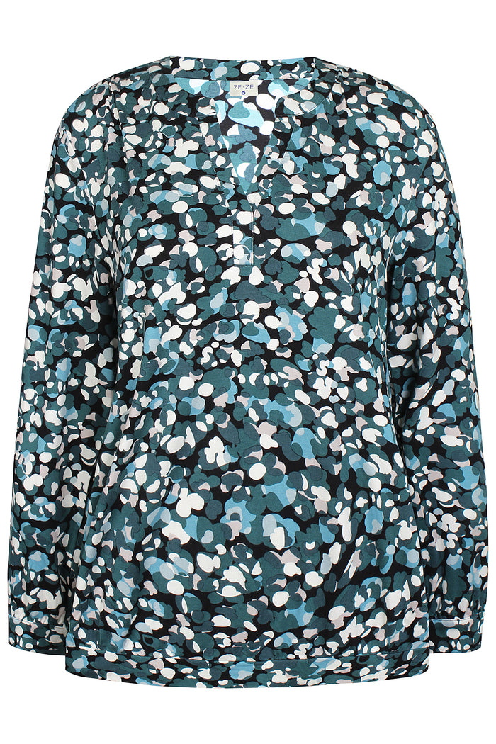 Bluse Brook Teal Green