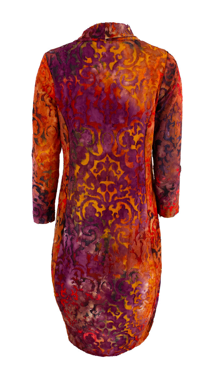 Kjole Hals Burnt Orange