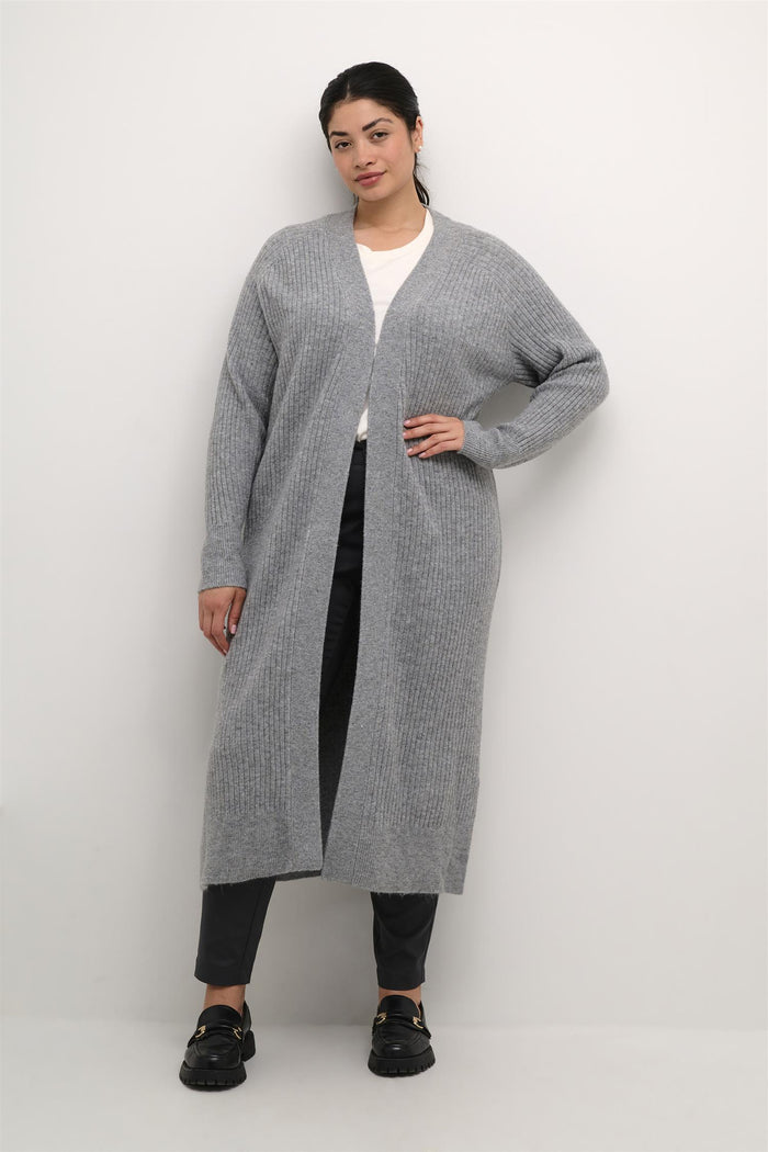 KCrinye Long Cardigan Grey