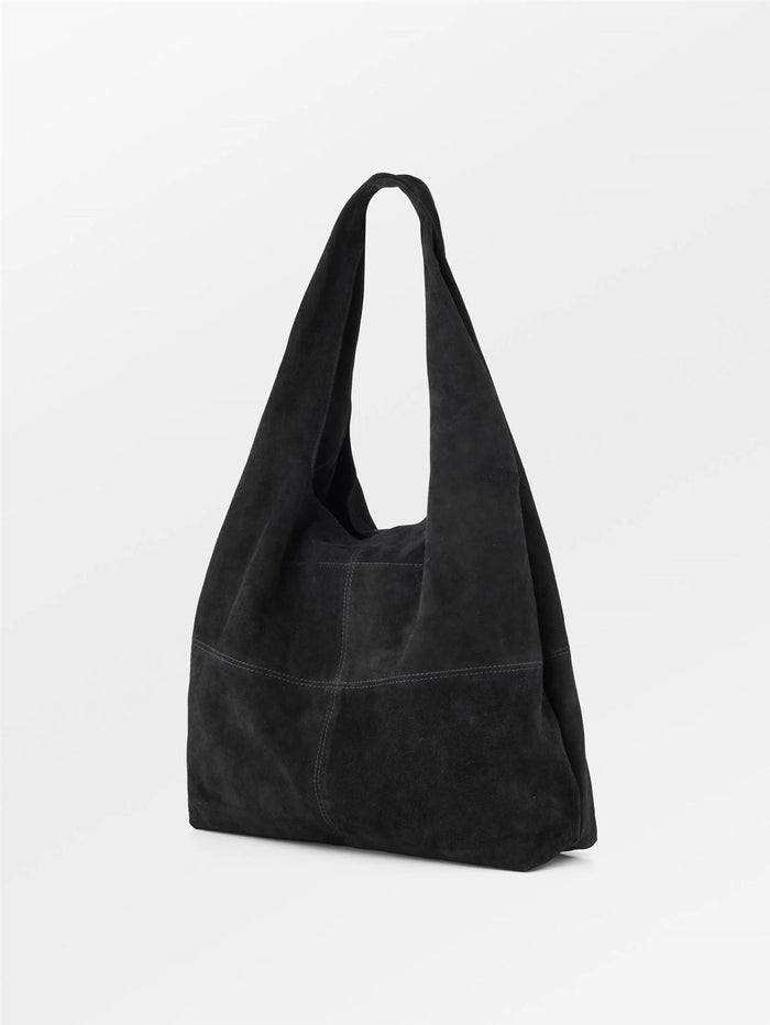 Suede Dalliea Shopper Bag Black