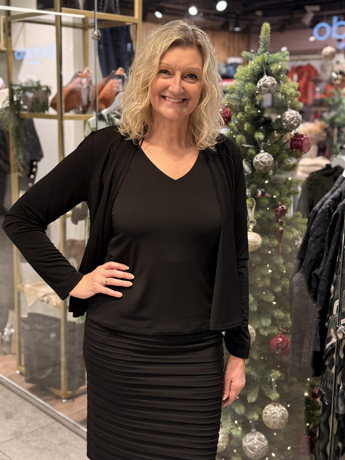 Dressjakke Normal Sort