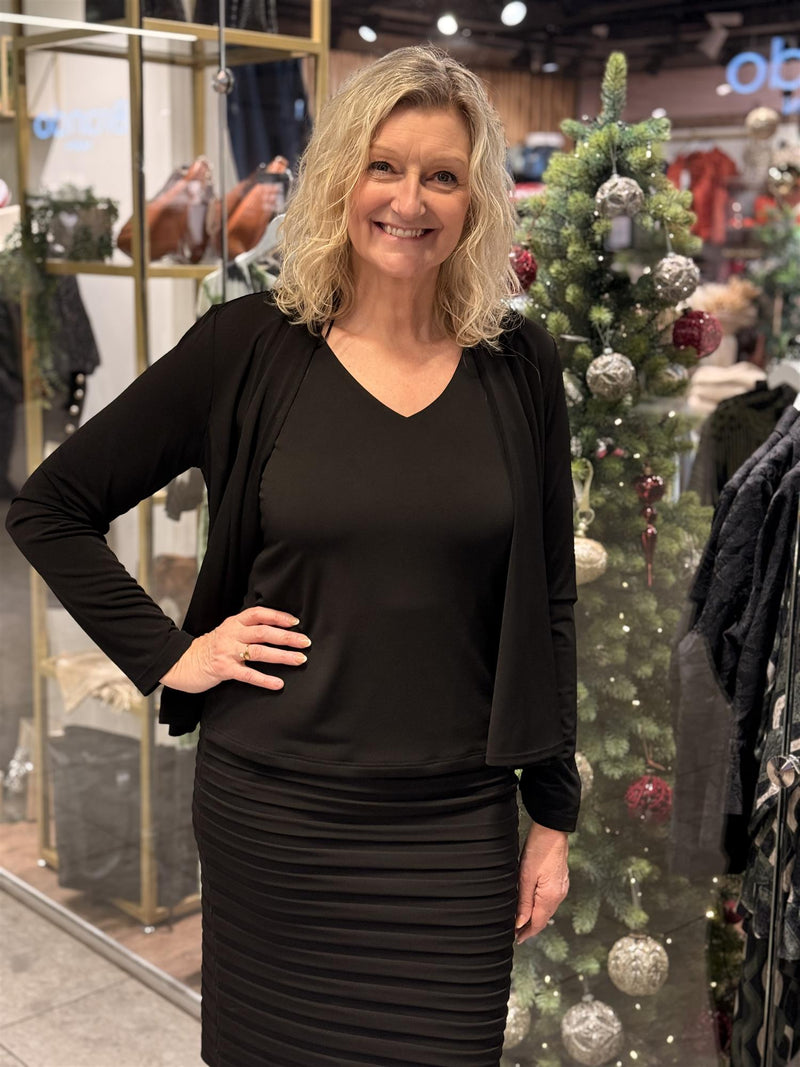 Dressjakke Normal Sort