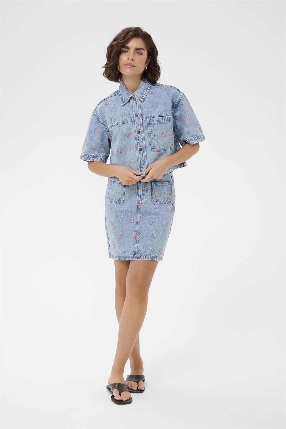 KAbabena Denim Skirt