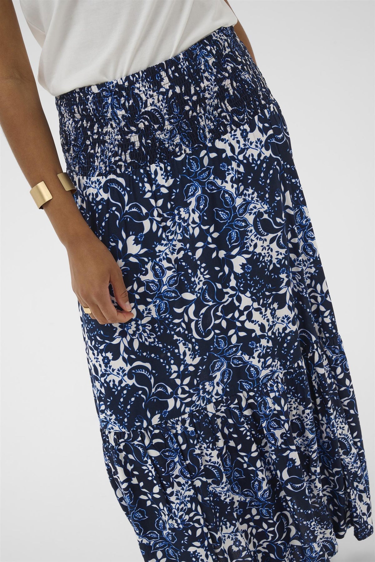 CRTiah skirt Navy Blue Toile