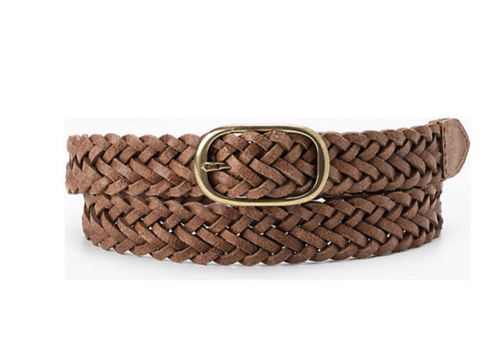 Levis Belte Charlie Braid Leather Brown