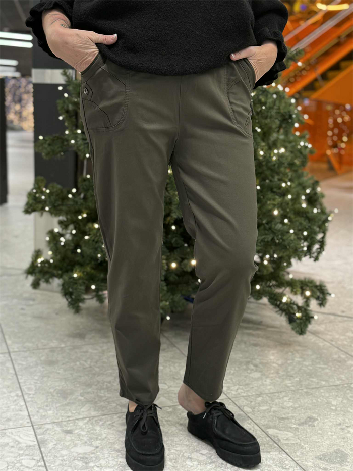 Bukse Cherry Berry Høst Army, AW25