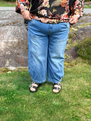 Clara Baggy Pant - Light Denim