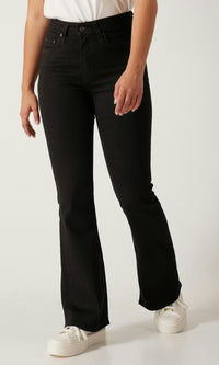 Levis 726 High Rise Flare Midnight Gaze (Sort)