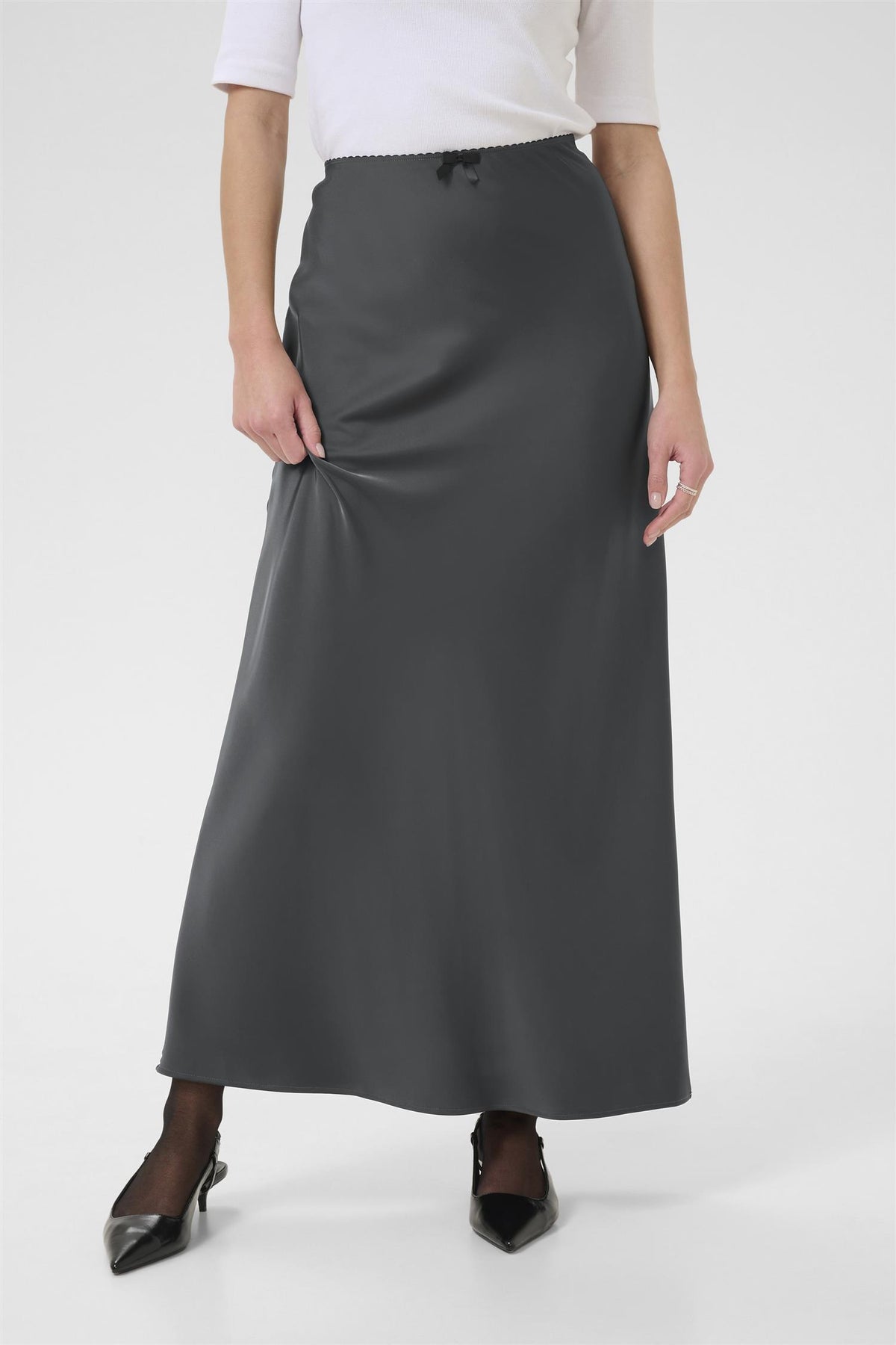 KAhill Long Skirt Black Oyster