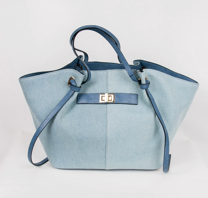 JOSEFINE stor shopper - Blå