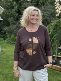 Genser 3/4 Noor Chokolade
