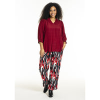SFeodora Blouse with smock neck