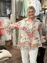 Bluse Rysjer Cream