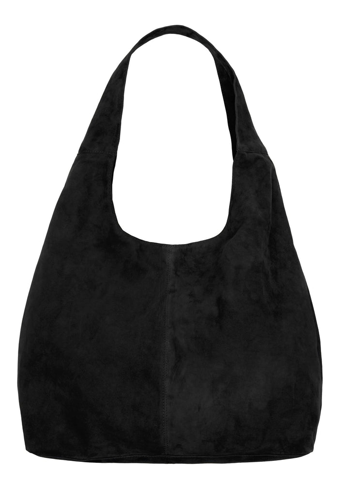 Suede Shopper Black