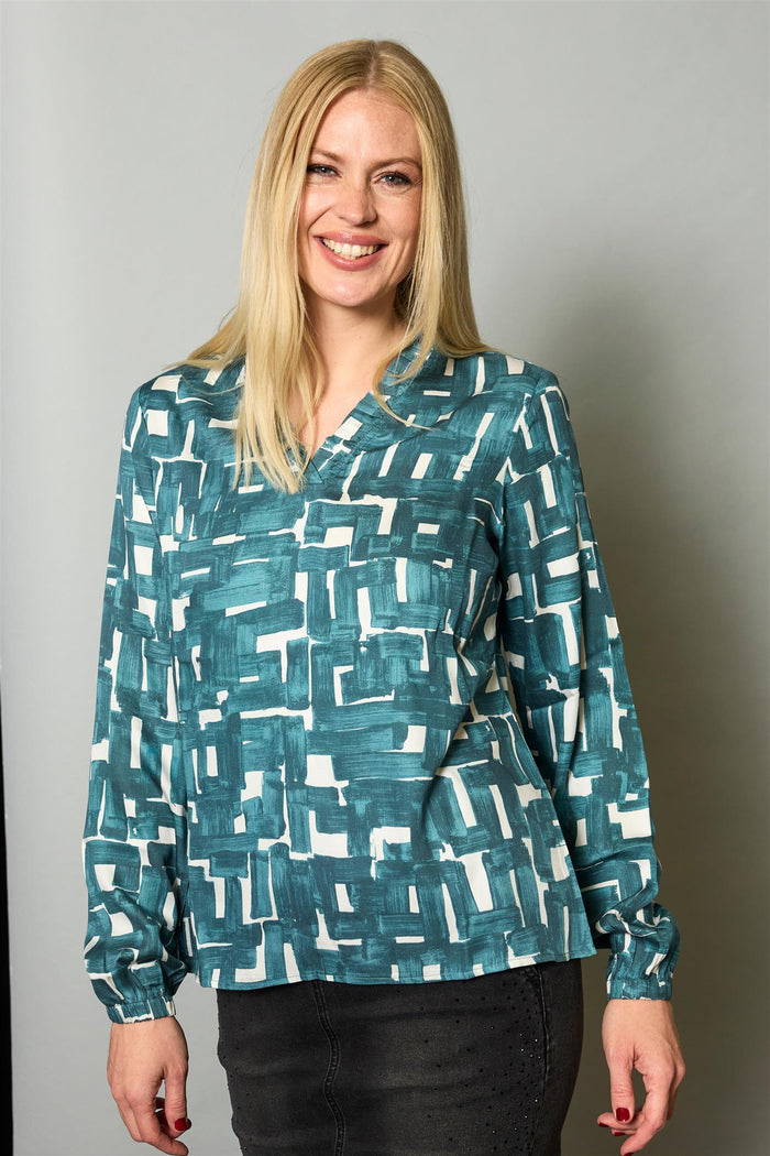 Bluse Bina Teal Green