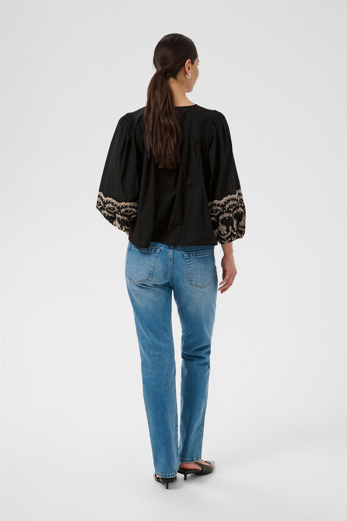 KAkis Blouse Black Deep