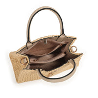 India flettet shopper - beige