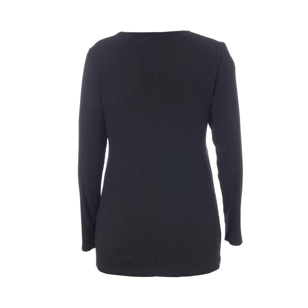 SFlo rib blouse Black