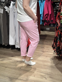 Line Chino Pant Bright Rose