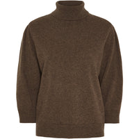 Genser 100% Cashmere, Dark Brown
