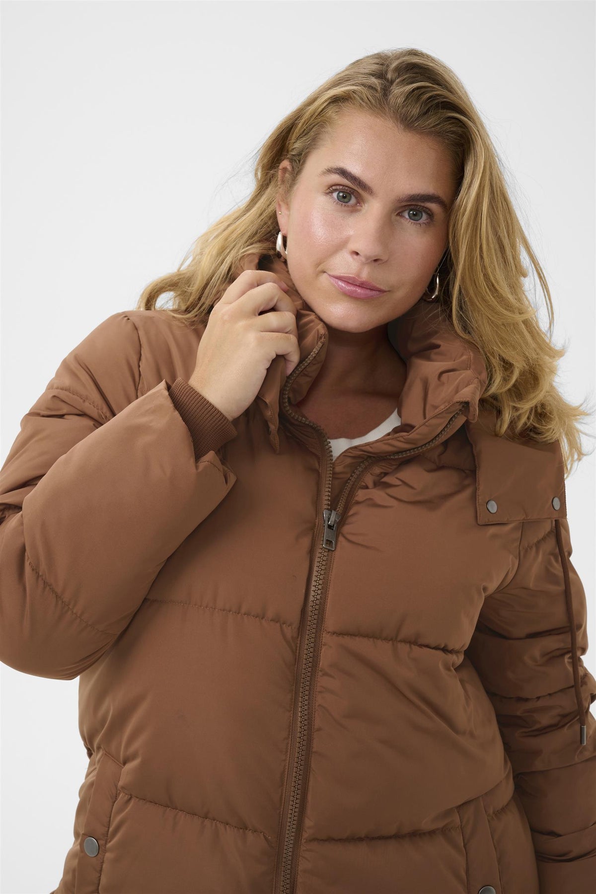 KCnikole Padded Coat - Friar Brown