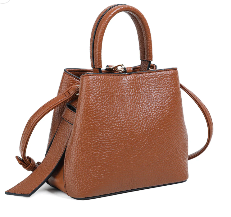 Erle Liten Bucketbag Cognac