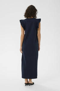 KAcelina Flounce Dress Navy