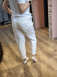 Line Chino Pant White