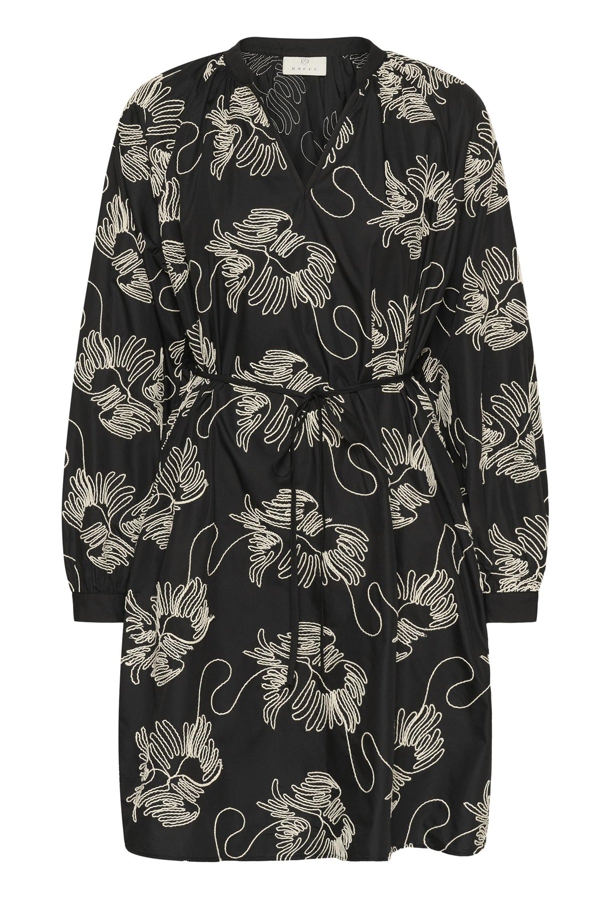 KAvinie Dress Black Chalk Embr