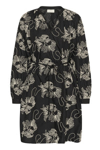 KAvinie Dress Black Chalk Embr