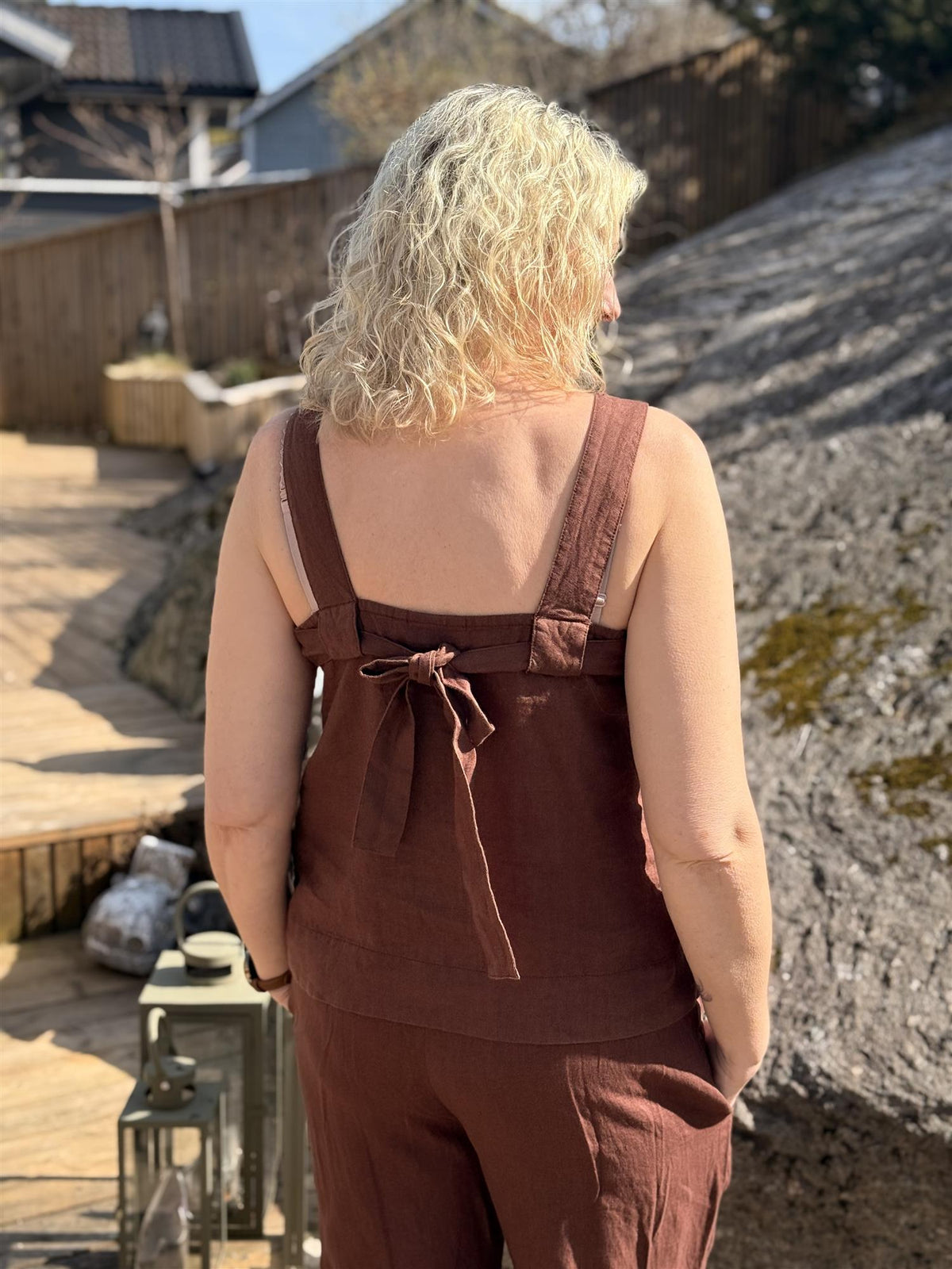 Bluse MaDisa Chocolate