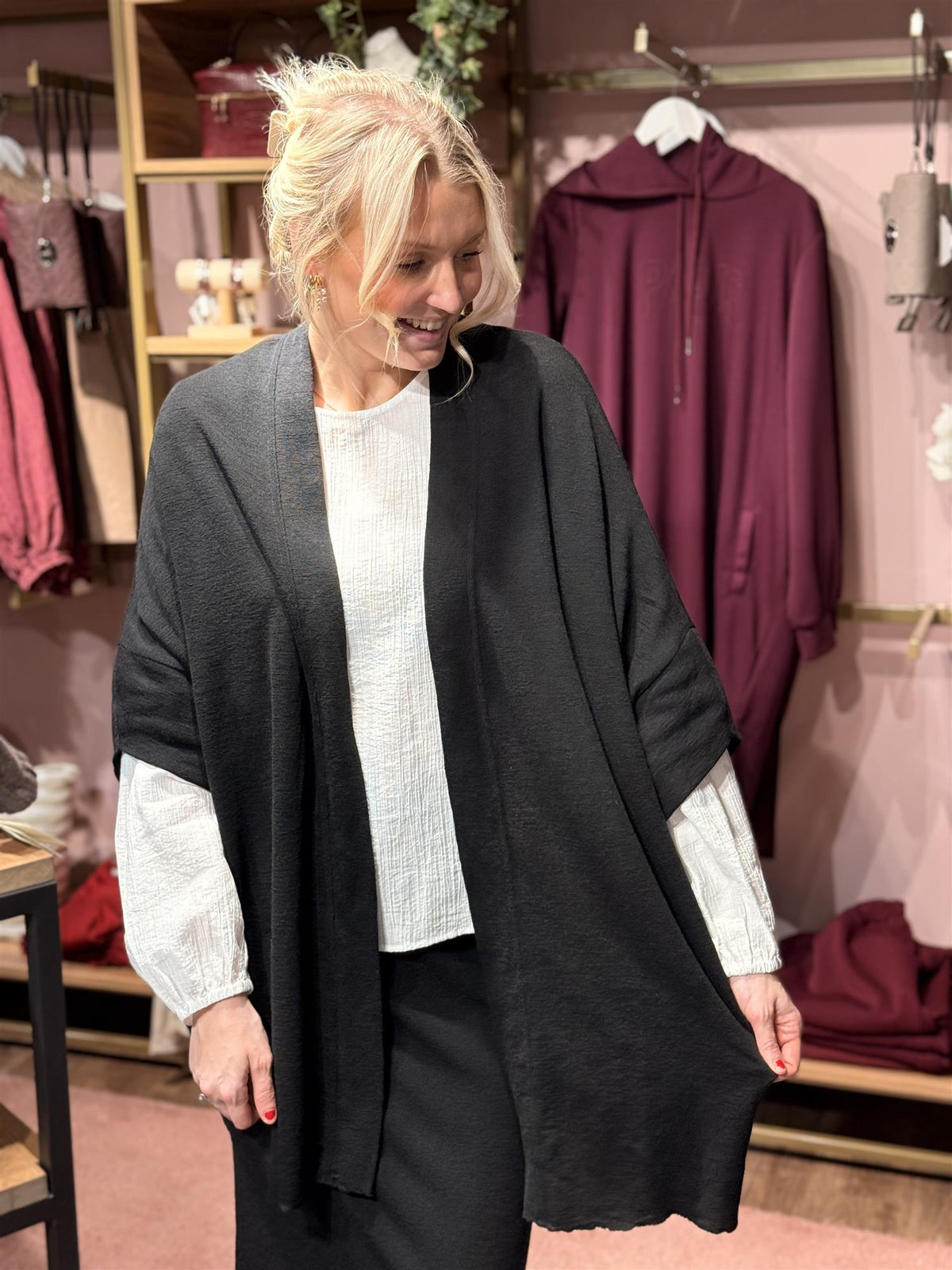 Cardigan Extra Wide Black