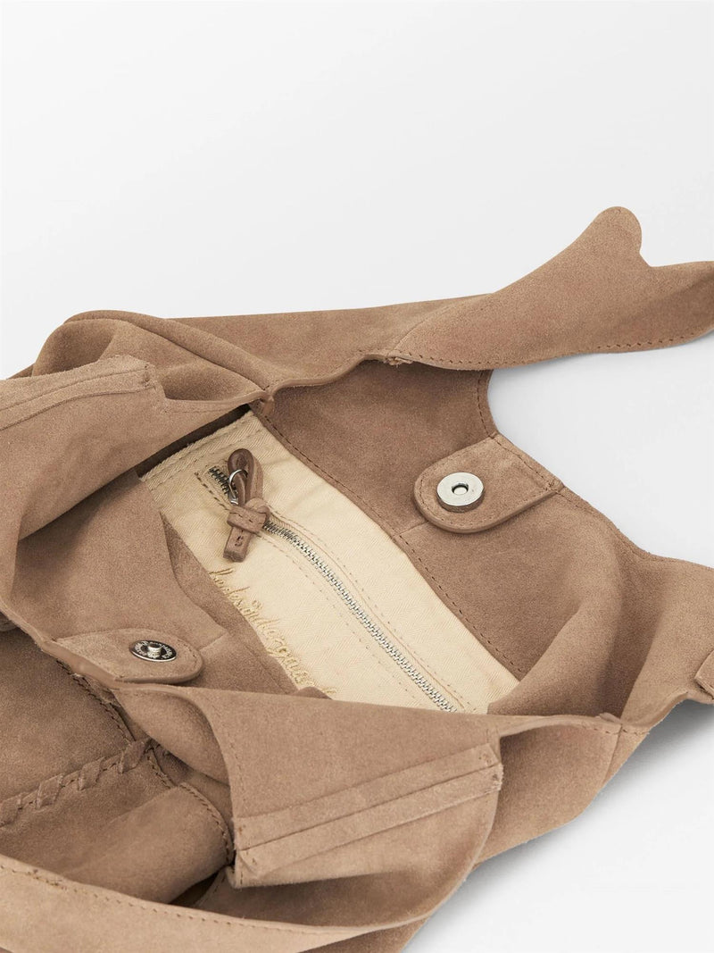 Suede Demi Bag Brown