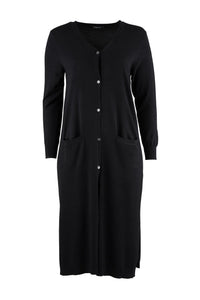 Helsinki Cardigan, FOOTLONG Black