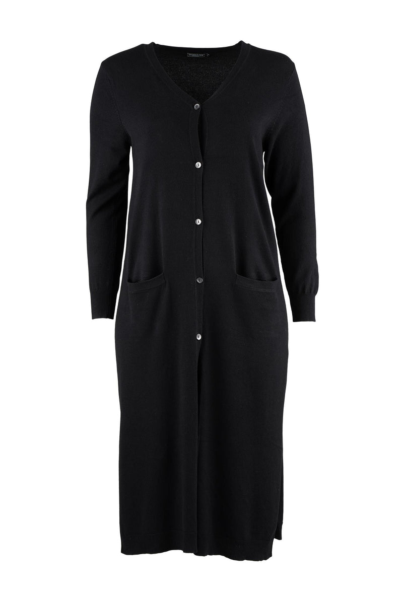 Helsinki Cardigan, FOOTLONG Black