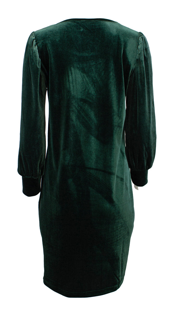 Kjole Velour Cloe Grønn