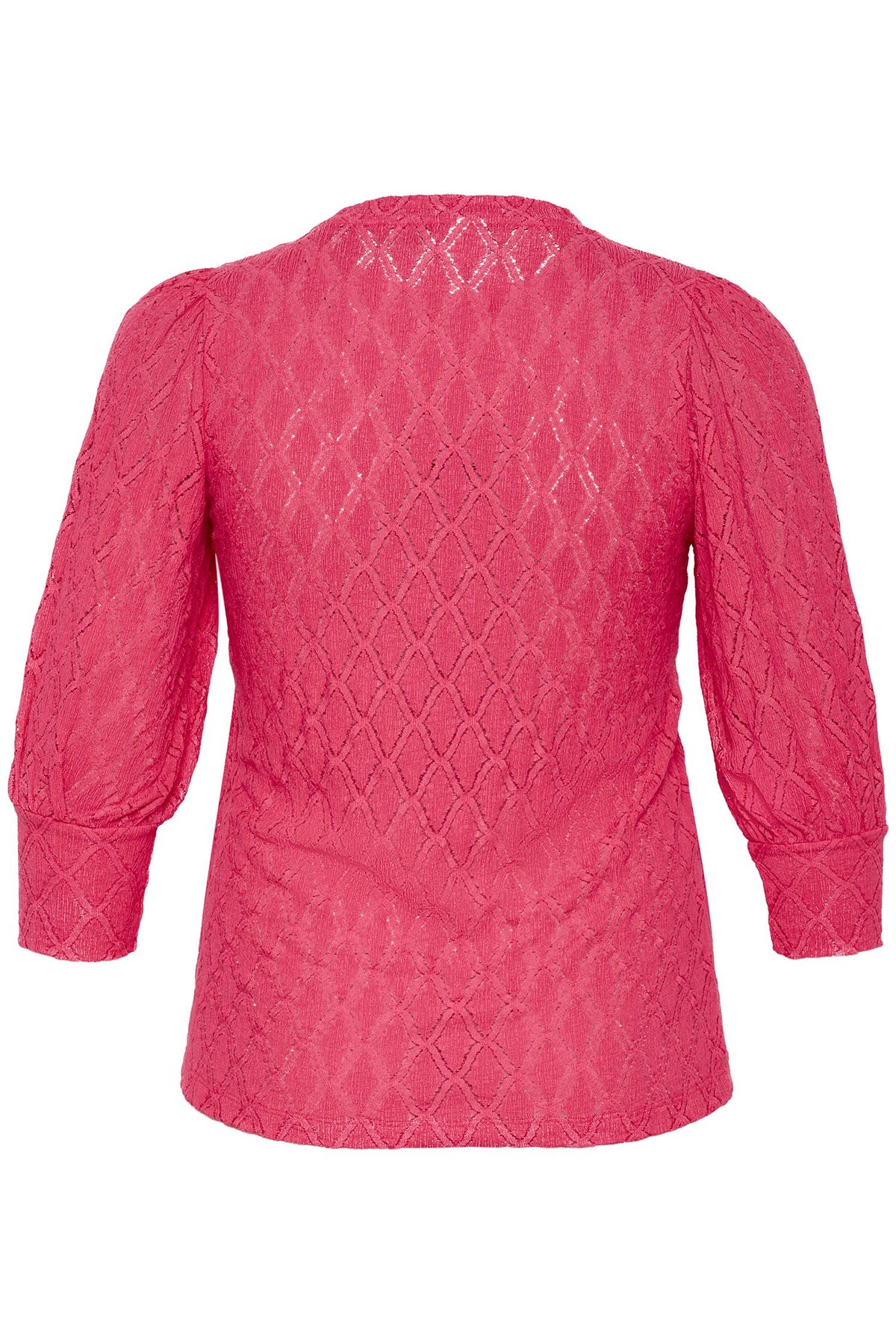 KCtia Lace Blouse Rasberry