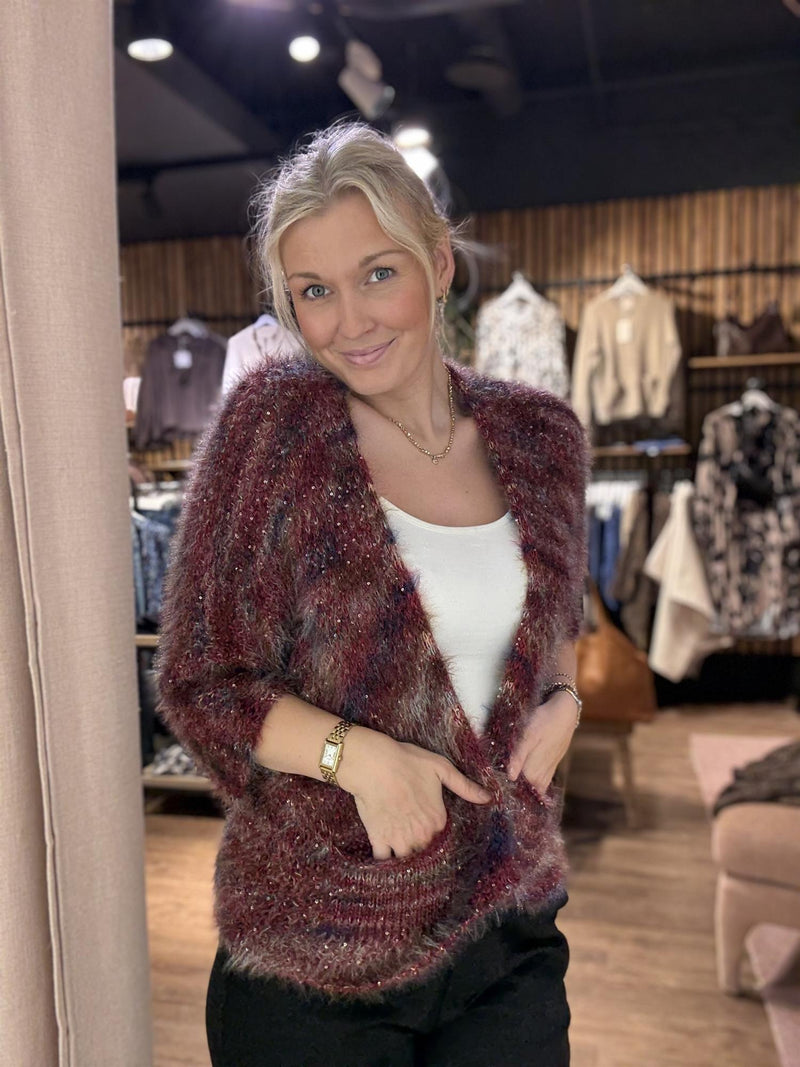 Cardigan Pail Knit Bordeaux