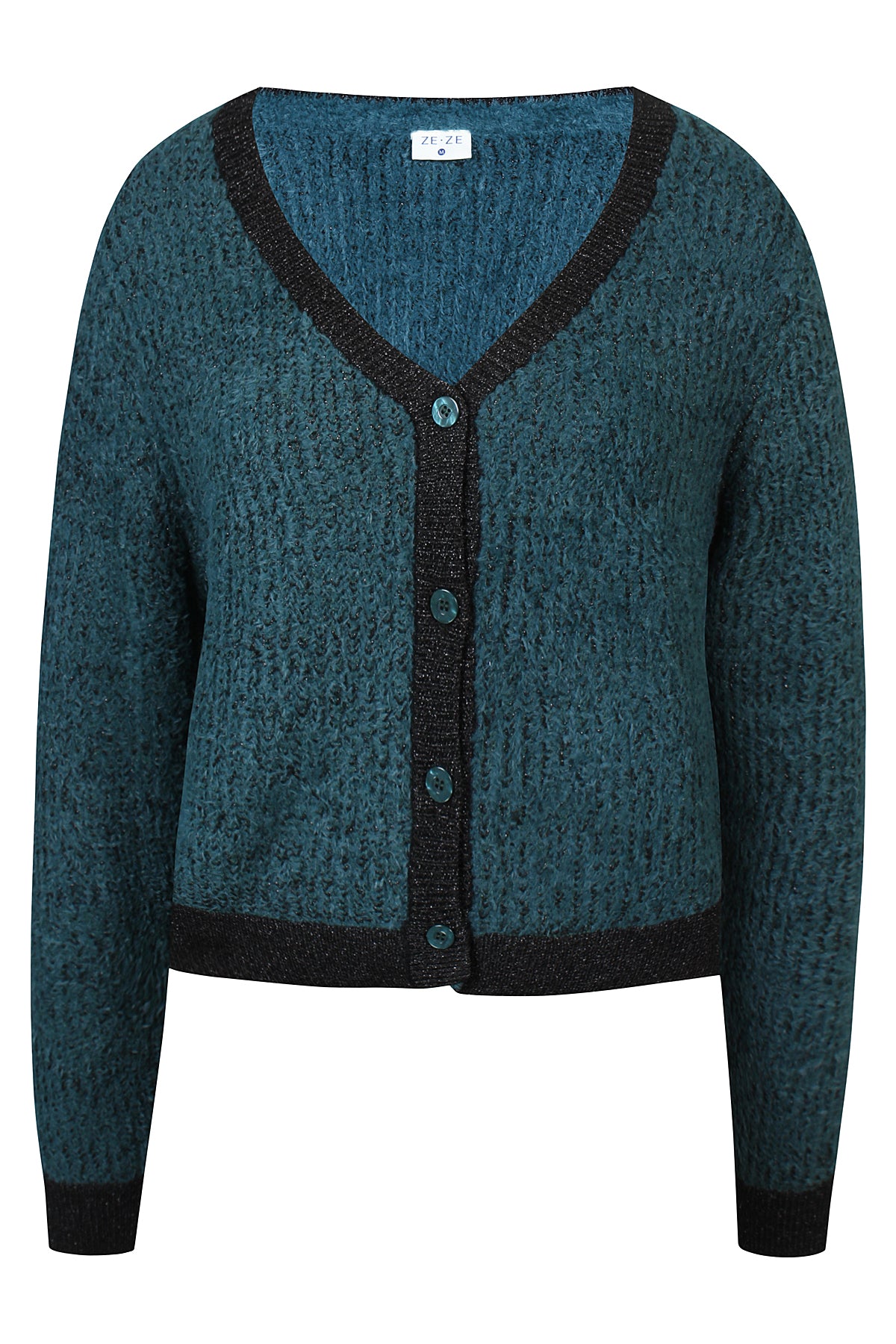 Cardigan Brit Teal Grønn