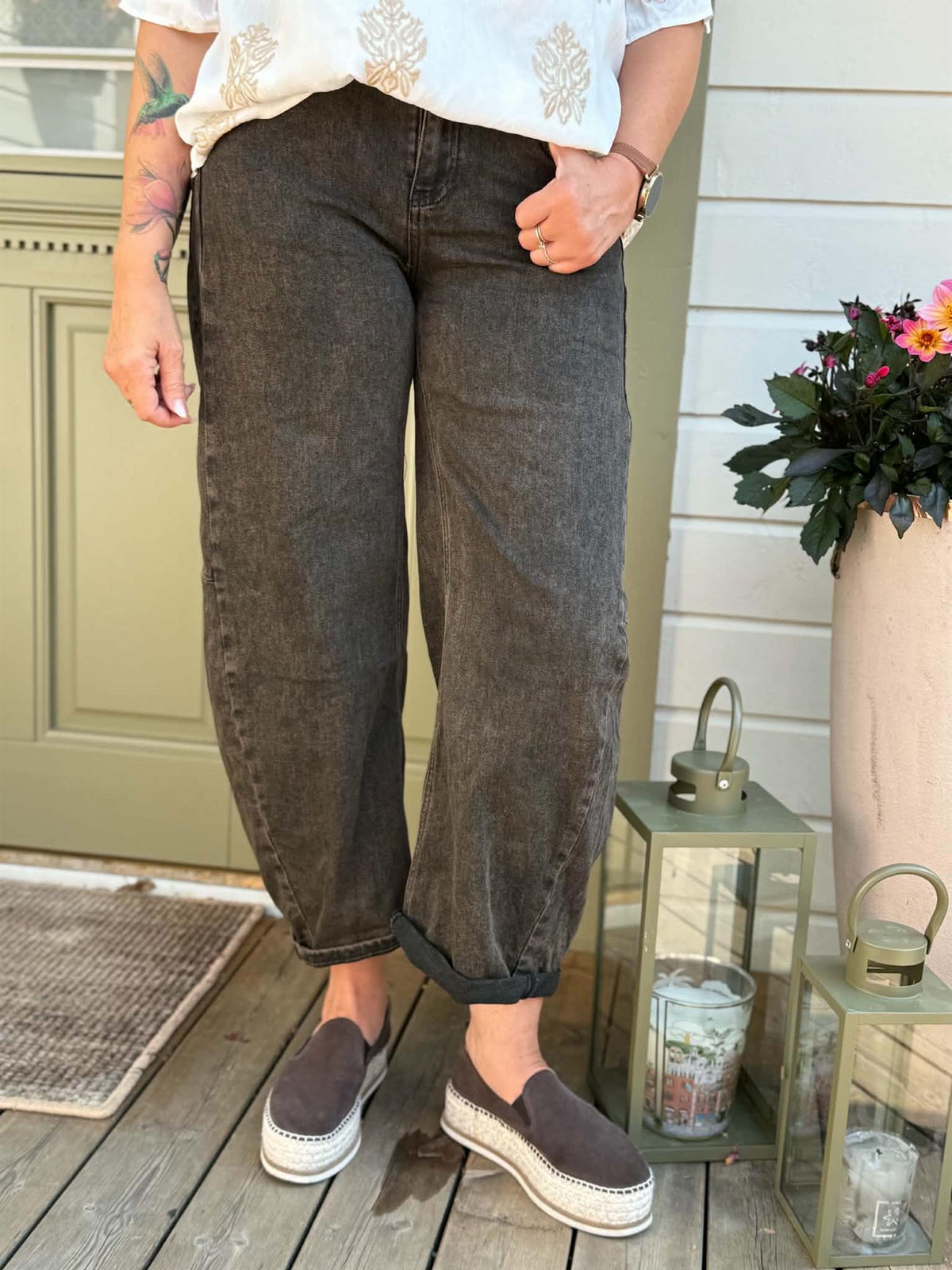 Jeans Mowita Cabana Living - Brown Denim