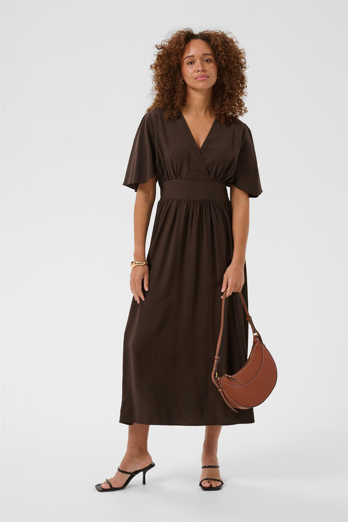 KAsirena Long Dress Coffee Bean