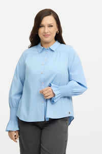 Emilee Shirt - Dove Blue