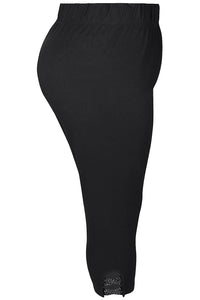 Leggings Kant Kort BLING, Navy
