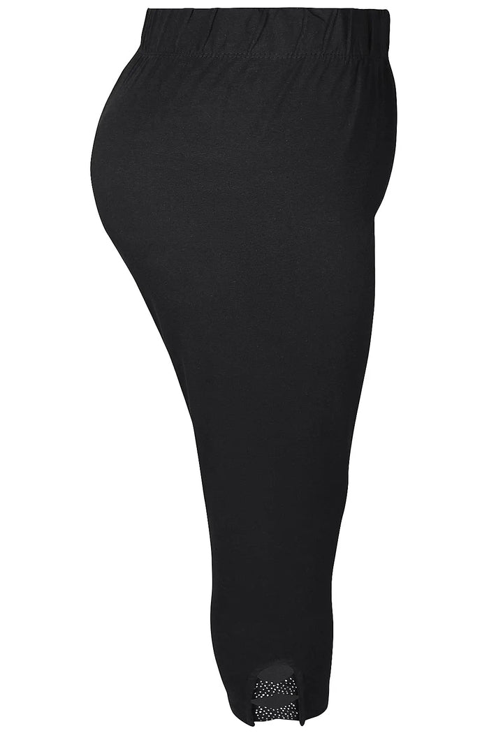 Leggings Kant Kort BLING, Navy