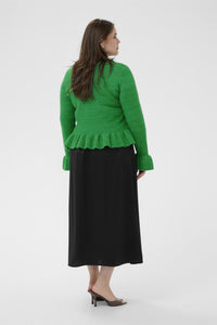KCemmi Frill Cardigan Bright Green