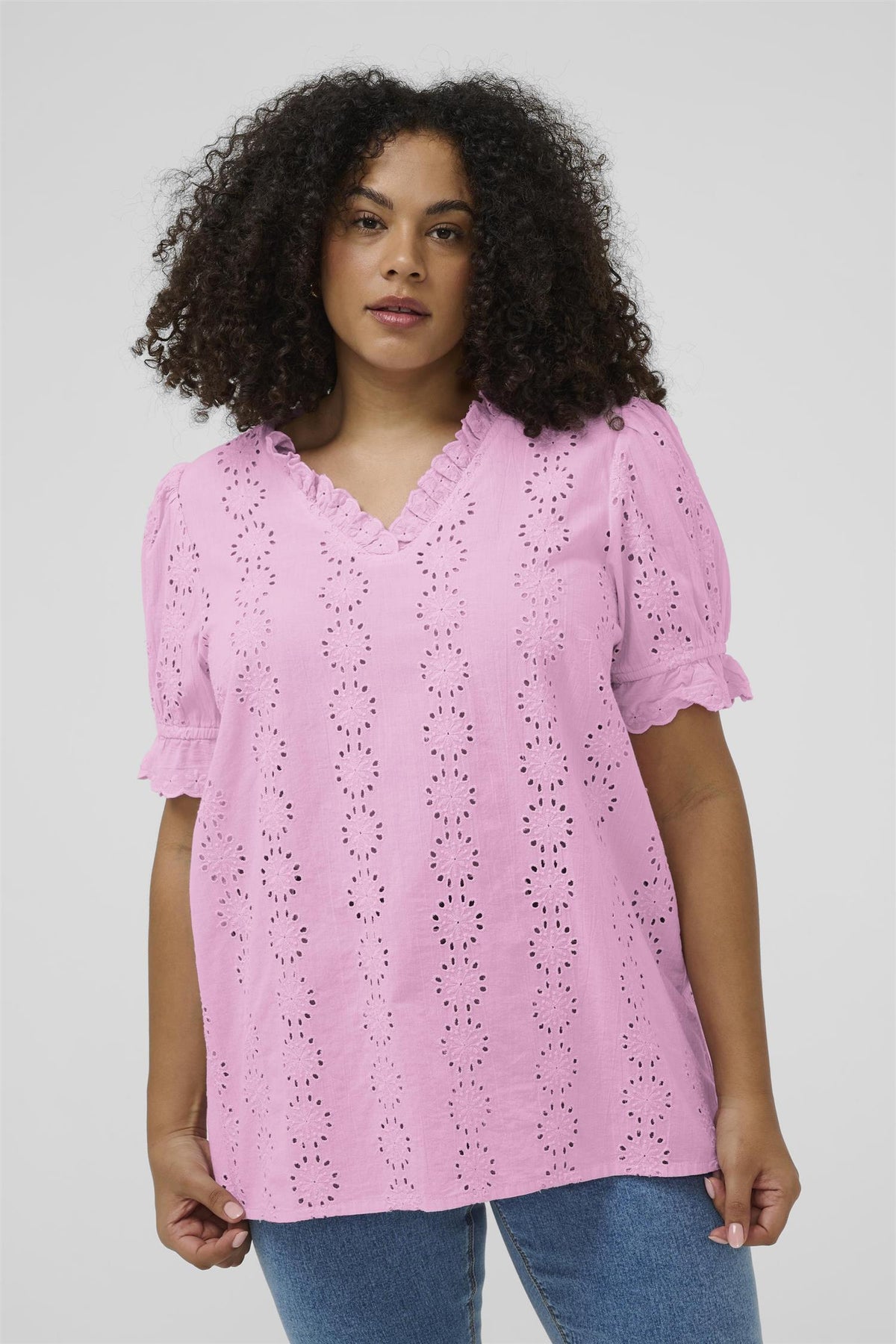 KCdina Blouse Pink Frosting