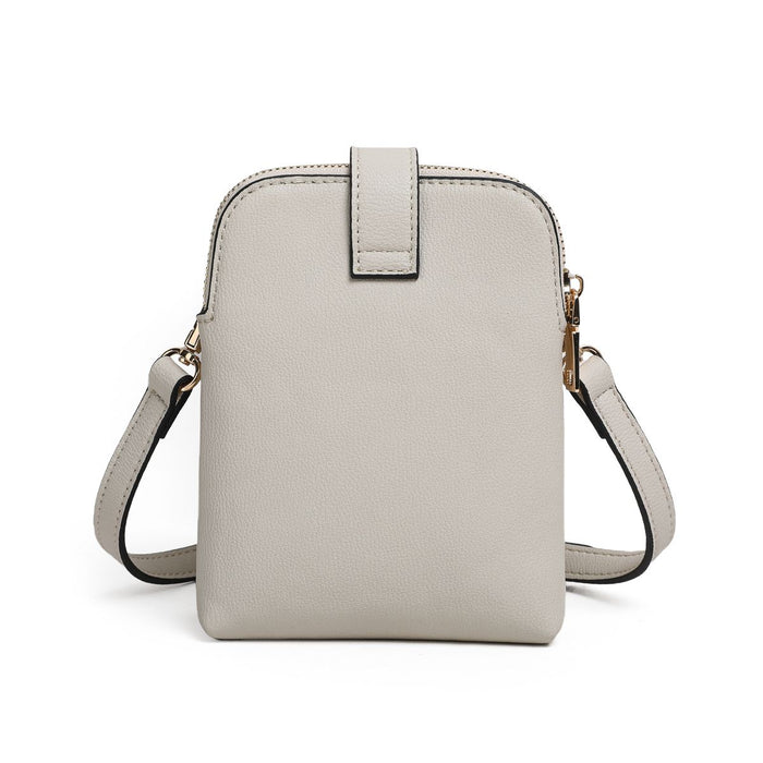 CHILLI dobbel pocket mobilbag - Beige