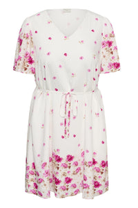 KCrosa Dress White Rose Bord