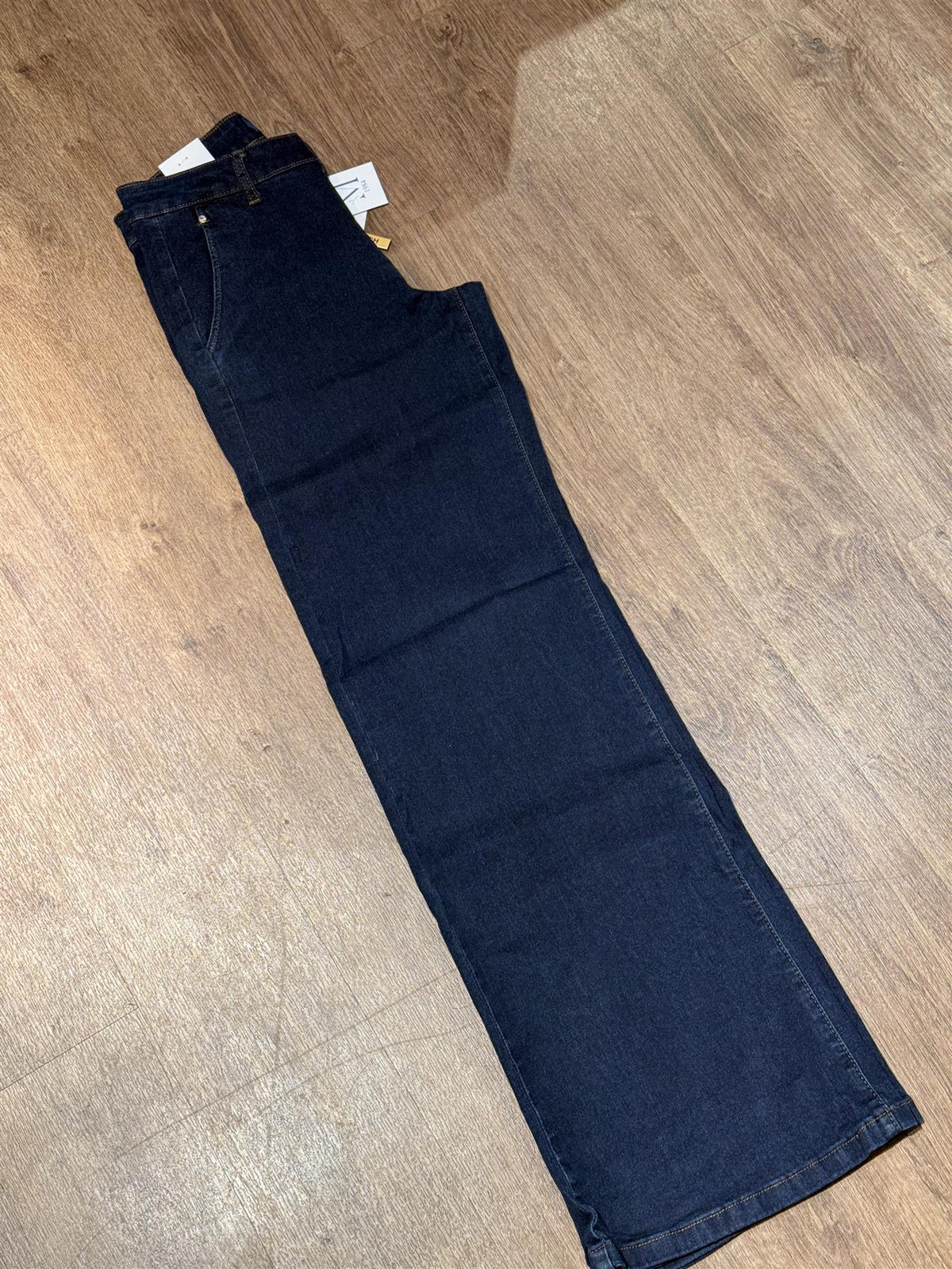 Chino Flare Jeans Dark Blue SS26